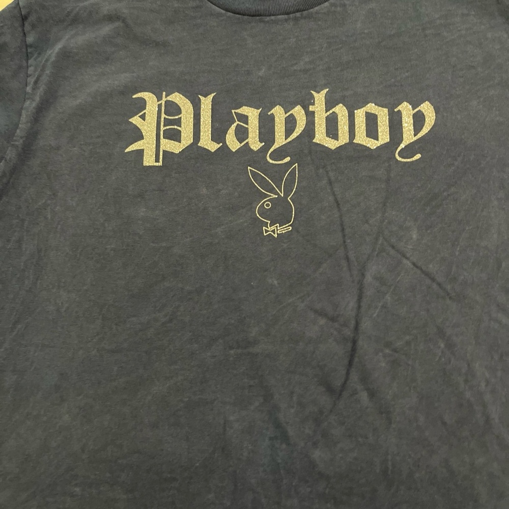 PLAYBOY Vintage Blue Short Sleeve Tee - Picture 4 of 7